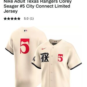 Nike Texas Rangers Corey Seager Jersey